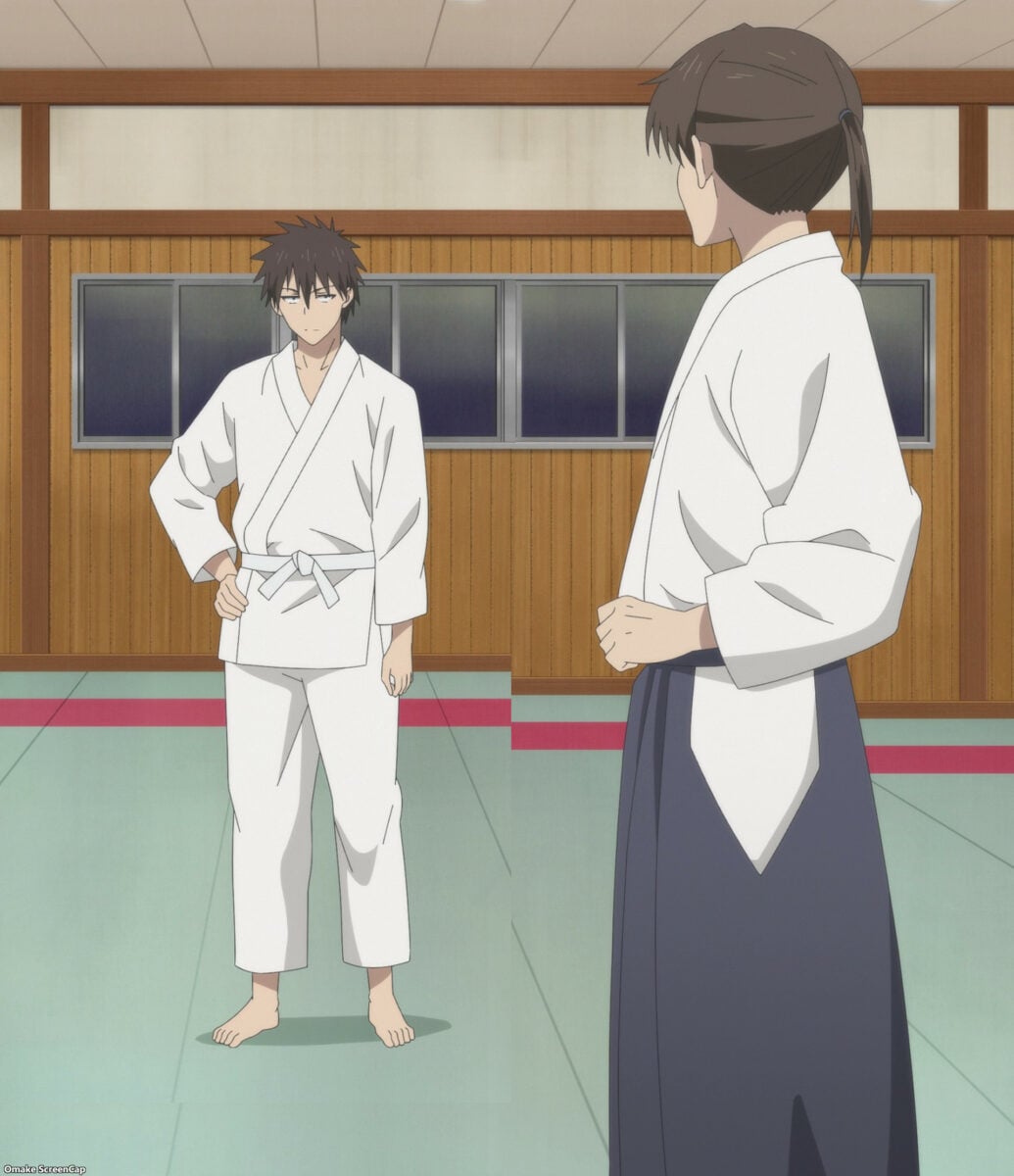 Uzaki Chan Wants To Hang Out! S2 Episode 11 Sakurai And Dad In Dojo