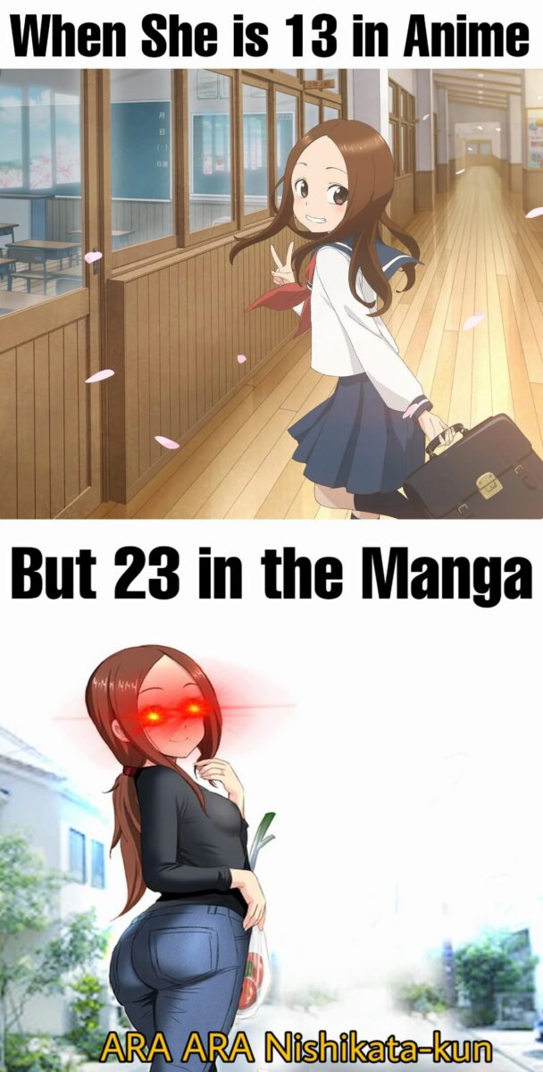 Karakai Jozu No Takagi Sam Milf Meme 