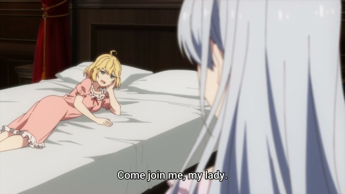 Tensei Oujo Yuri Bed Scene