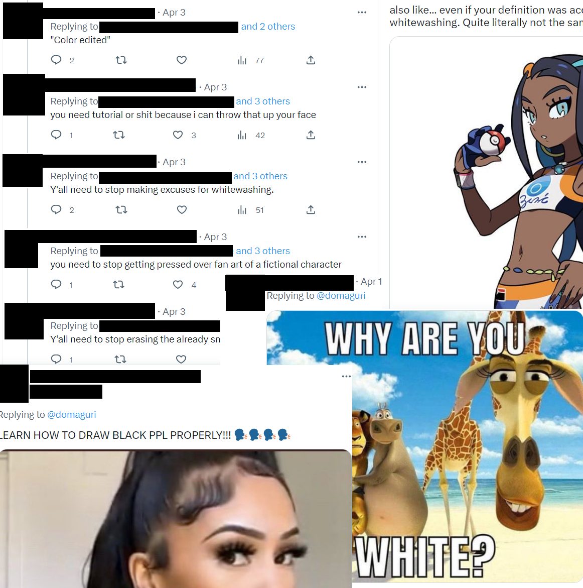 Artist Harassment News Collage