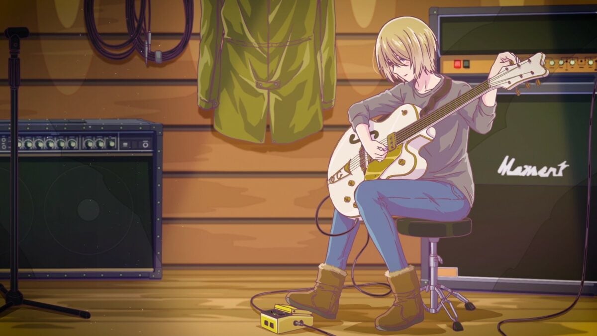 Goddess Cafe Terrace ED Akane Tunes Electric Guitar