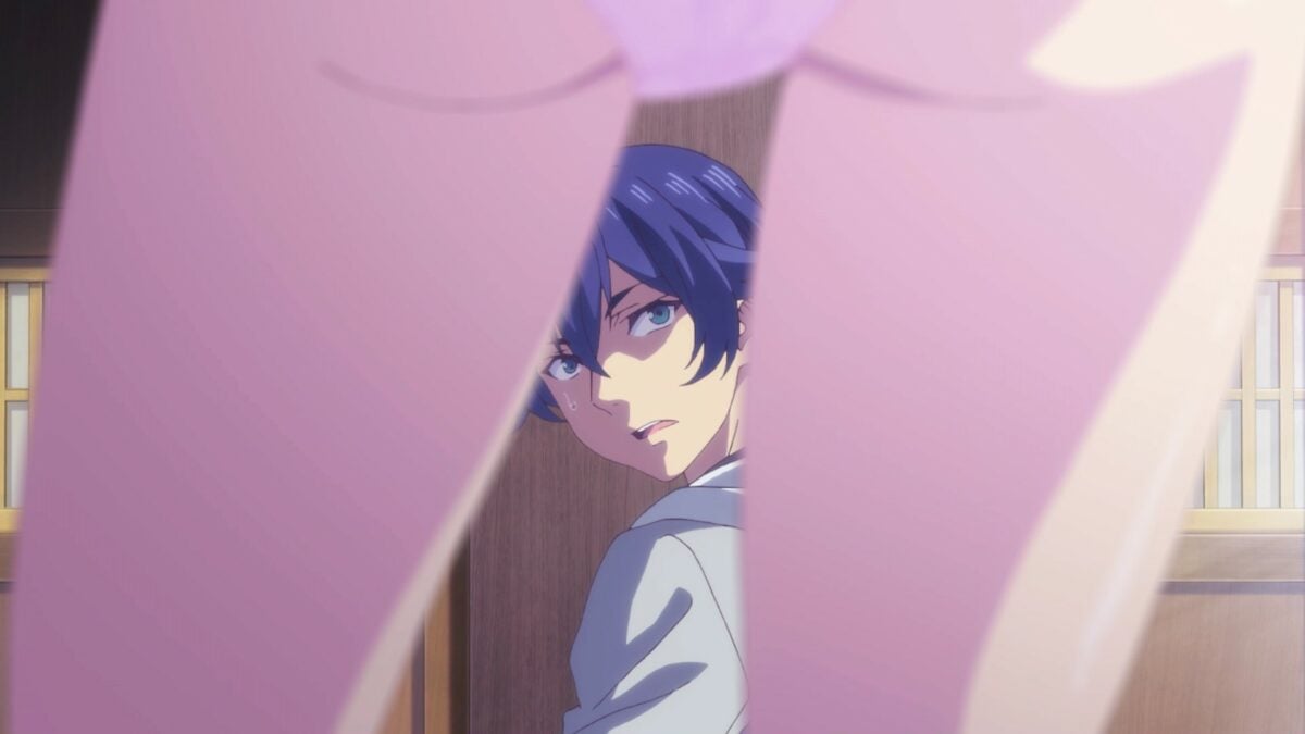 Goddess Cafe Terrace Episode 1 Hayato Between Ouka Legs