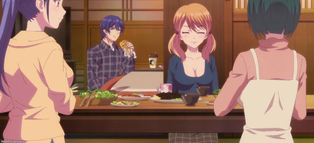 Goddess Cafe Terrace Episode 1 Hayato Watches Girls Eat