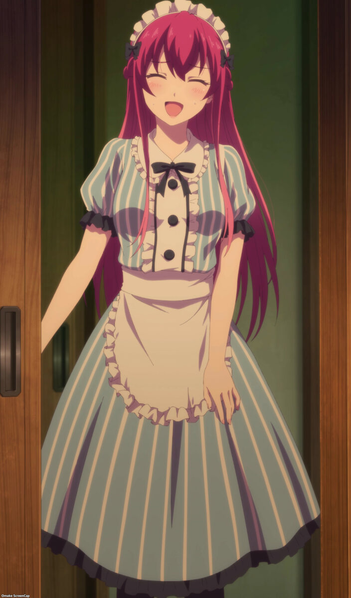 Goddess Cafe Terrace Episode 1 Ouka Wears Waitress Uniform