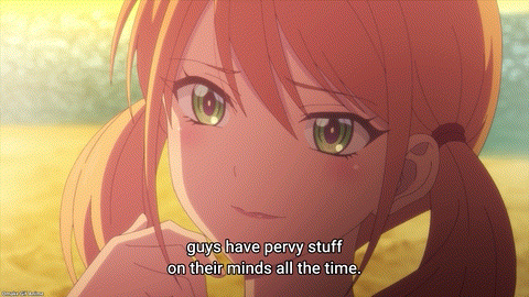 Goddess Cafe Terrace Episode 1 Riho Calls Out Pervy Dudes