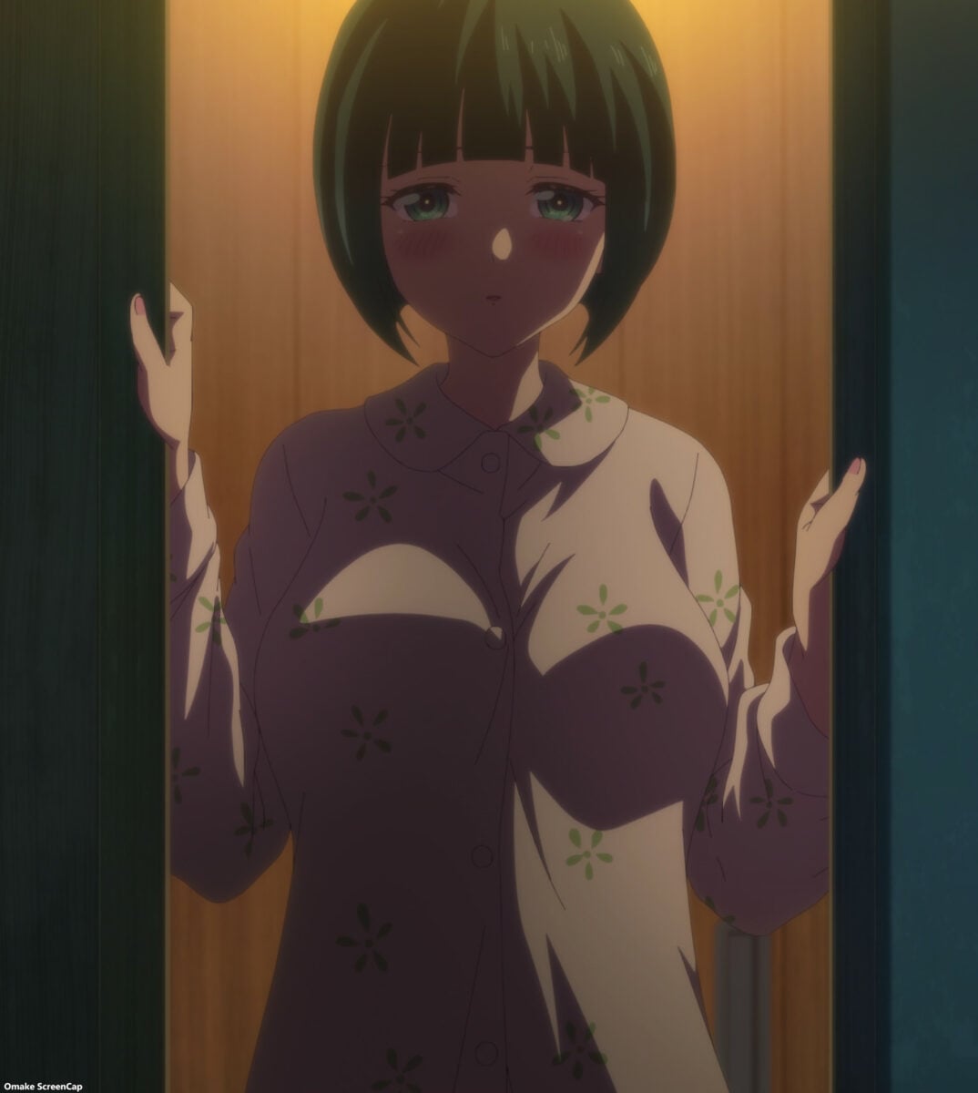 Goddess Cafe Terrace Episode 1 Shiragiku At Doorway