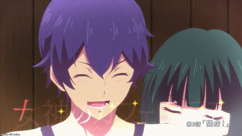 Goddess Cafe Terrace Episode 2 Preview Drunk Shiragiku Strikes