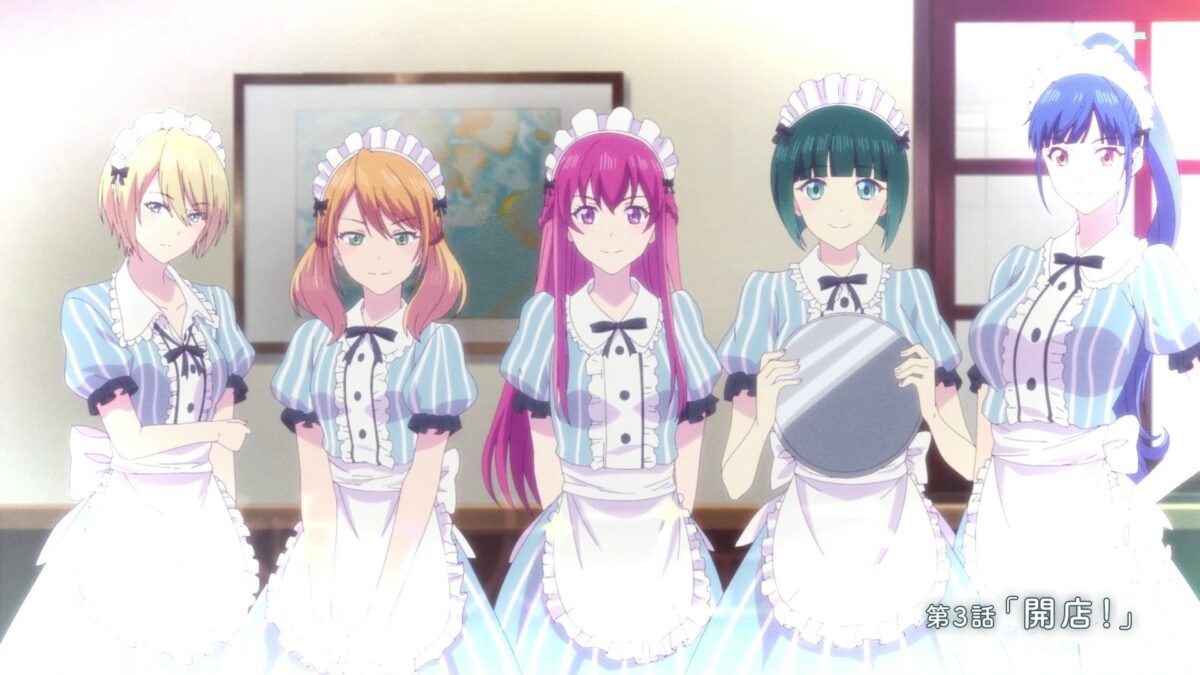 Goddess Cafe Terrace Episode 2 Preview Waitress Uniforms