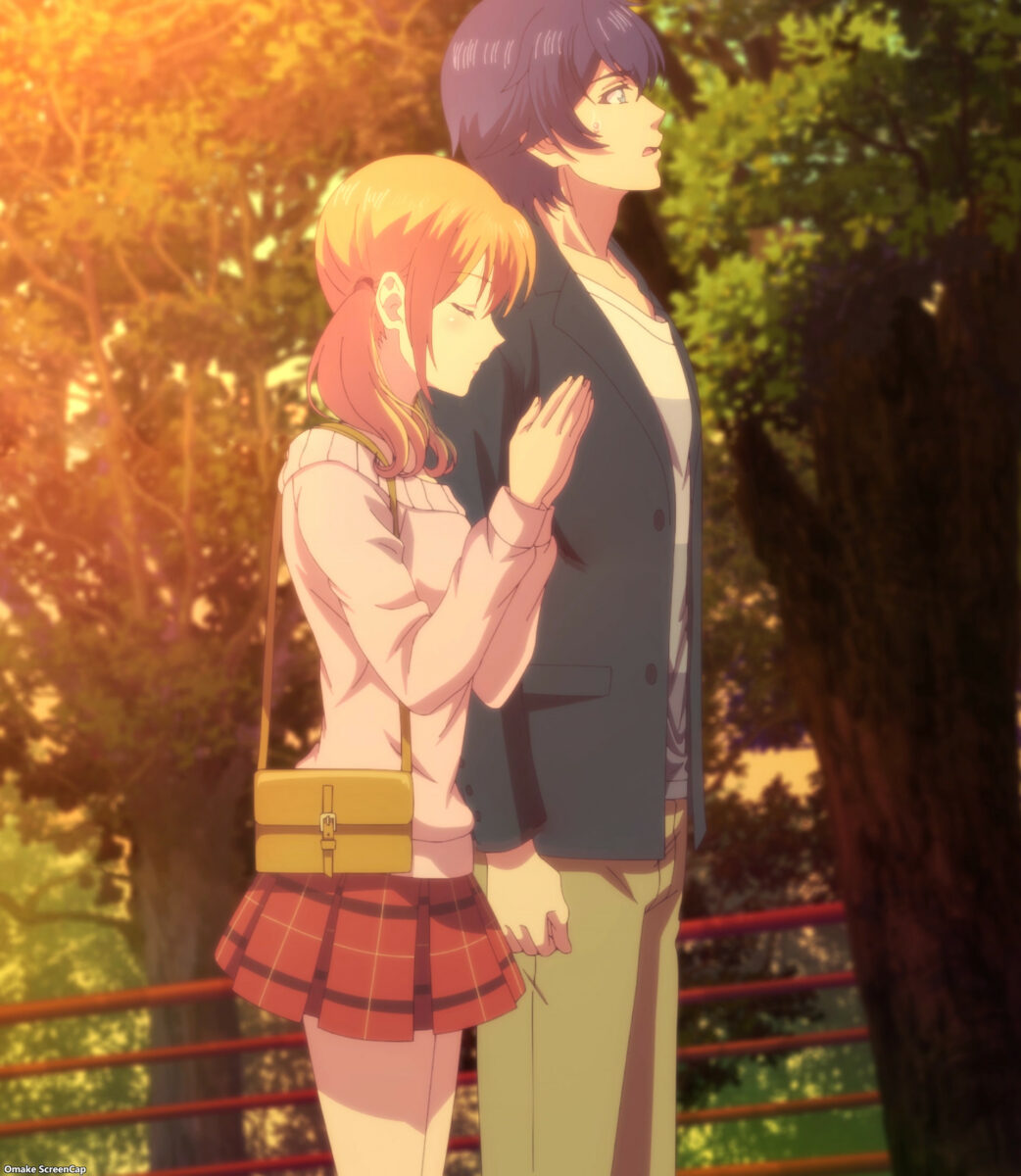 Goddess Cafe Terrace Episode 2 Riho Prays Next To Hayato