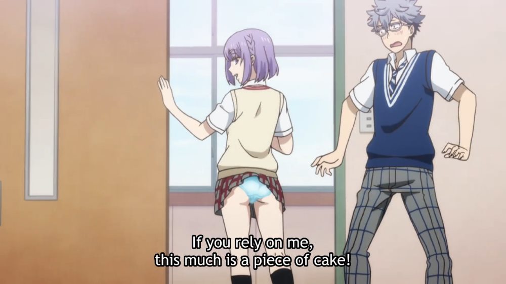 Yamadakun And The Seven Witches Nene Odagiri Skirt Stuck In Panties Visual