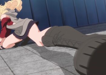 Birdie Wing Golf Girls' Story Episode 17 Eve Kicks Out Leg