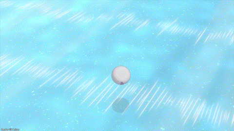 Birdie Wing Golf Girls' Story Episode 18 Golf Ball Skips On Water