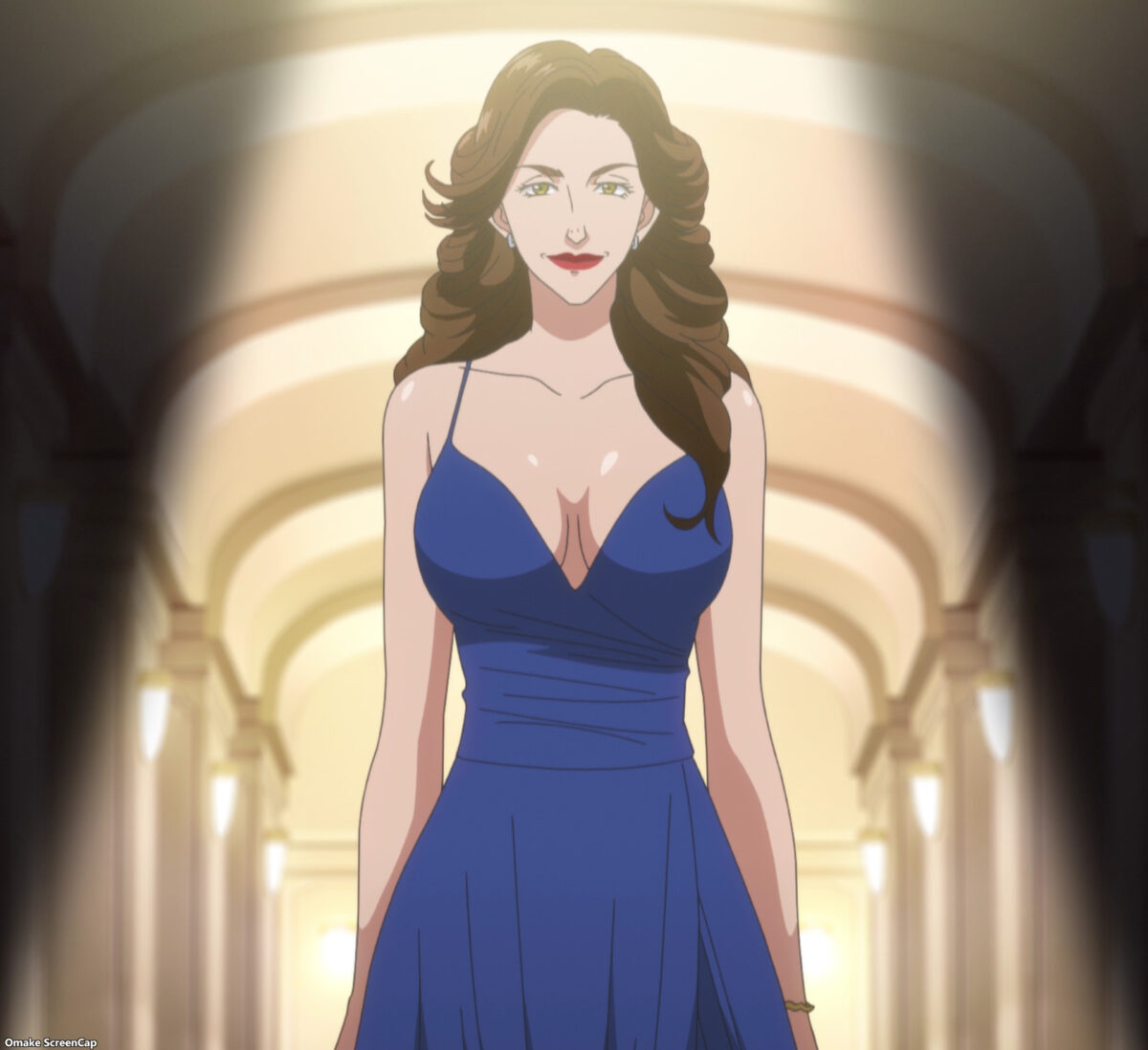 Birdie Wing Golf Girls' Story Episode 18 Remelda Wears Blue Evening Gown