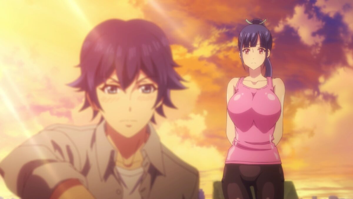 Goddess Cafe Terrace Episode 3 Ami Behind Hayato