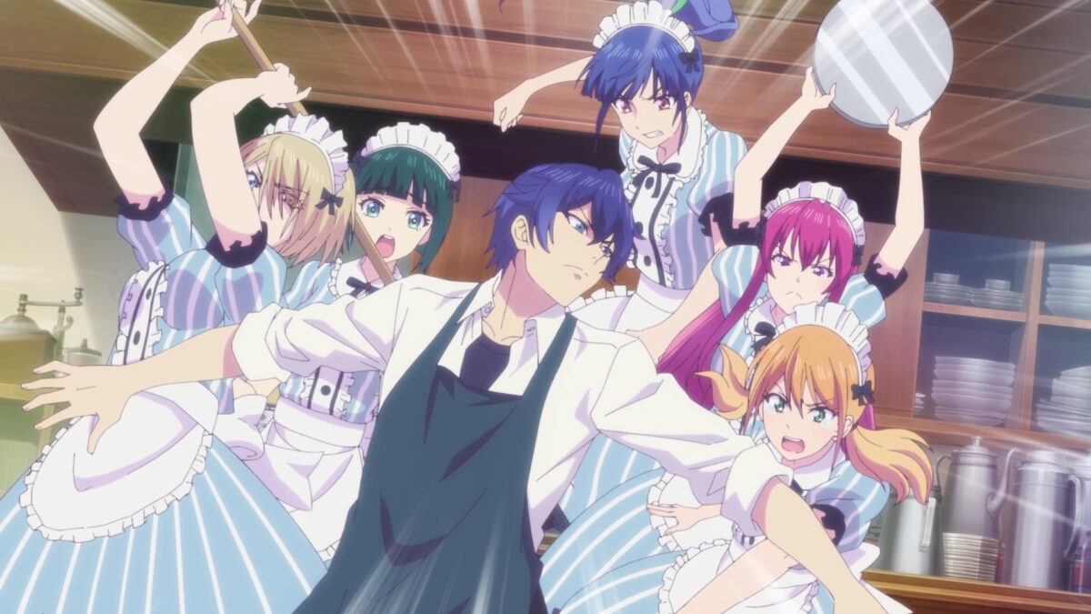 Goddess Cafe Terrace Episode 3 Hayato Holds Back Goddess Attack