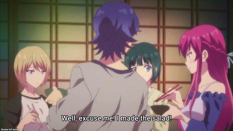 Goddess Cafe Terrace Episode 3 Ouka Ruined Salad DG