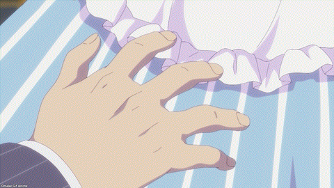 Goddess Cafe Terrace Episode 3 Shiragiku Skirt Flipped