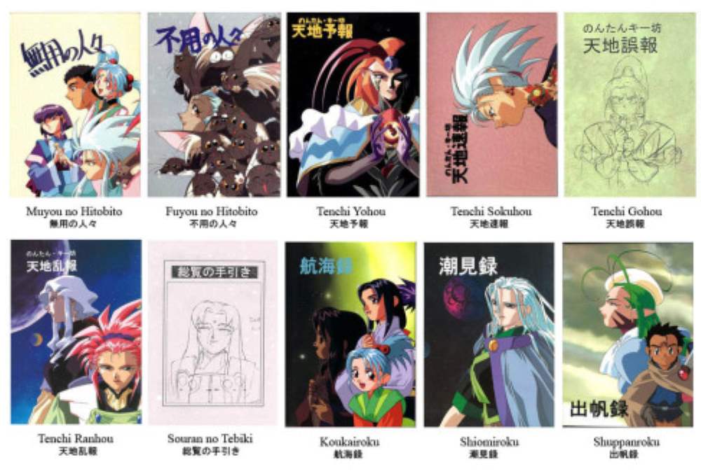 Tenchi Muyo Doujinshi Covers 2 Visual