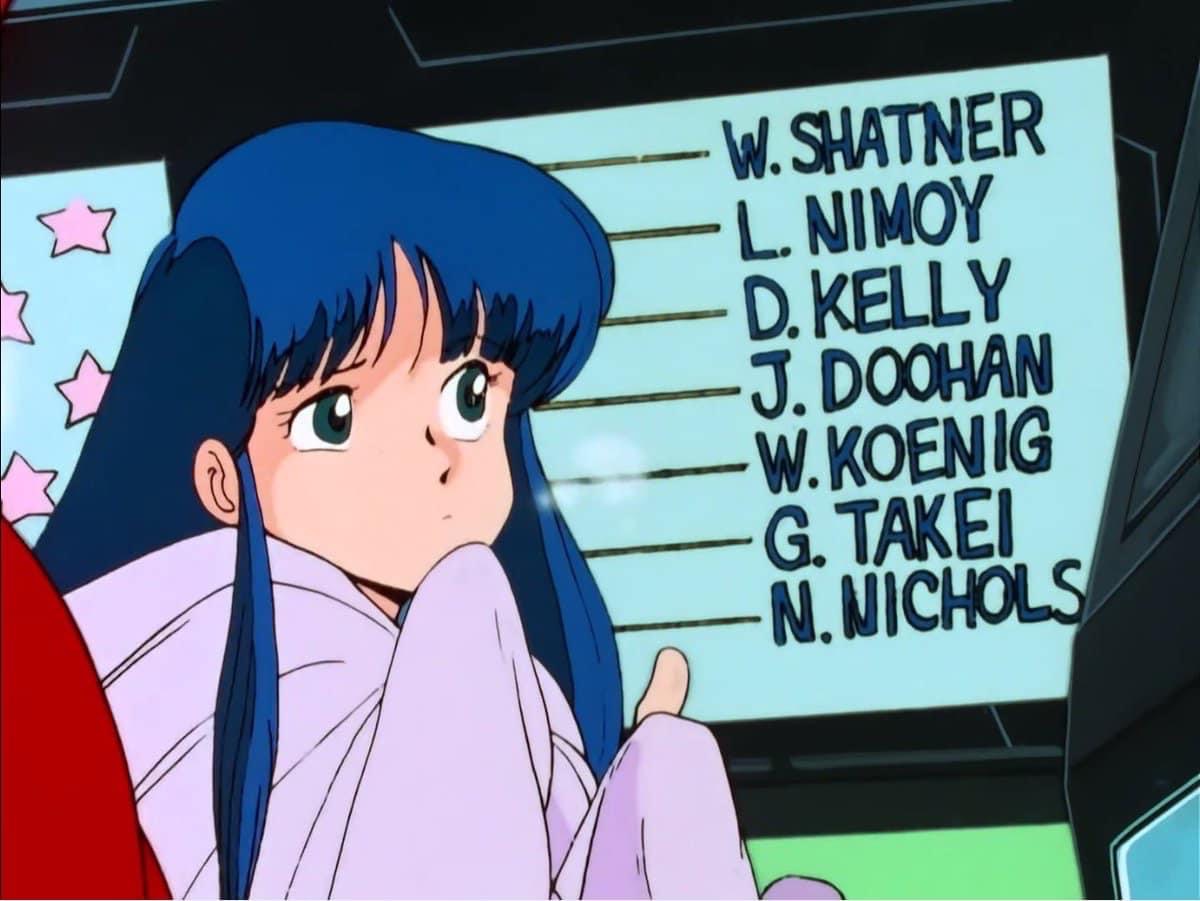 Star Trek Reference In Dirty Pair Anime