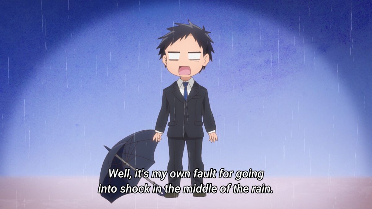 My Tiny Senpai Episode 2 Shinozaki Sick From Rain
