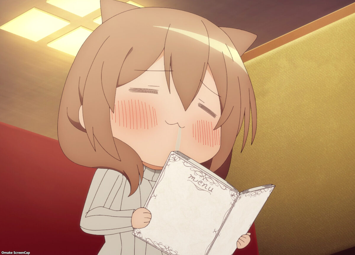 My Tiny Senpai Episode 2 Shiori Drools At Menu