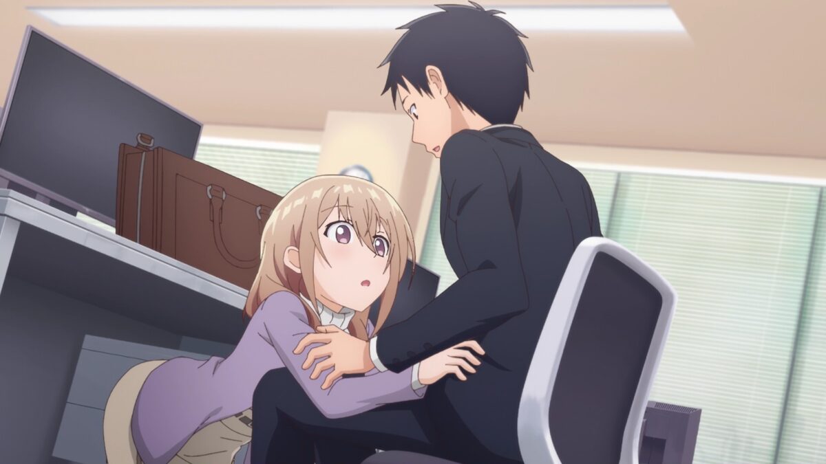 My Tiny Senpai Episode 2 Shiori Lands In Lap