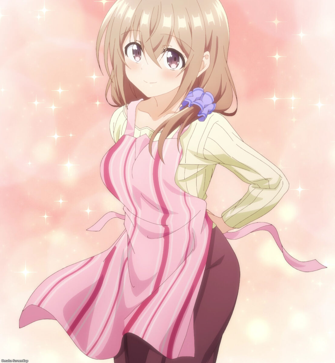 My Tiny Senpai Episode 2 Shiori Ties Apron