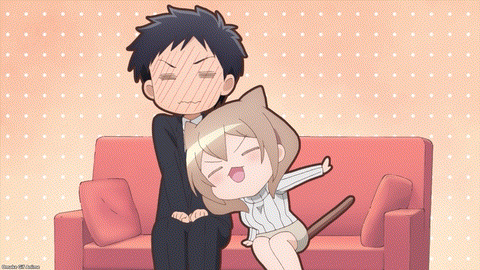 My Tiny Senpai Episode 2 Shiori Wags Tail