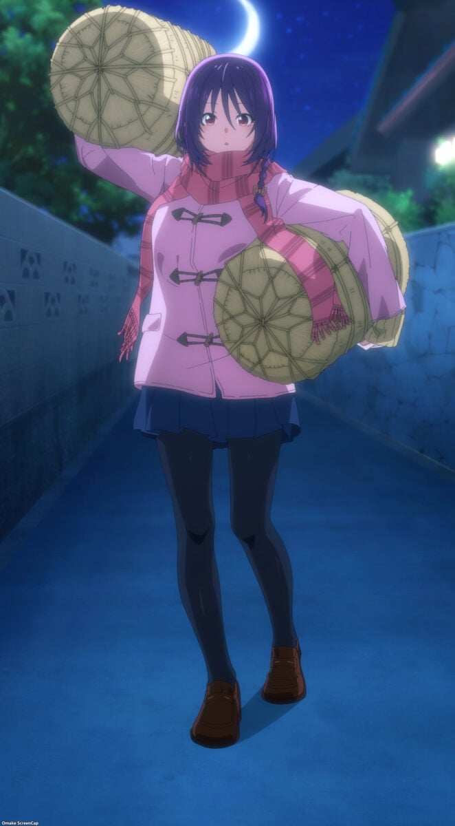 TenPuru Episode 1 Yuzuki Carries Rice Bales