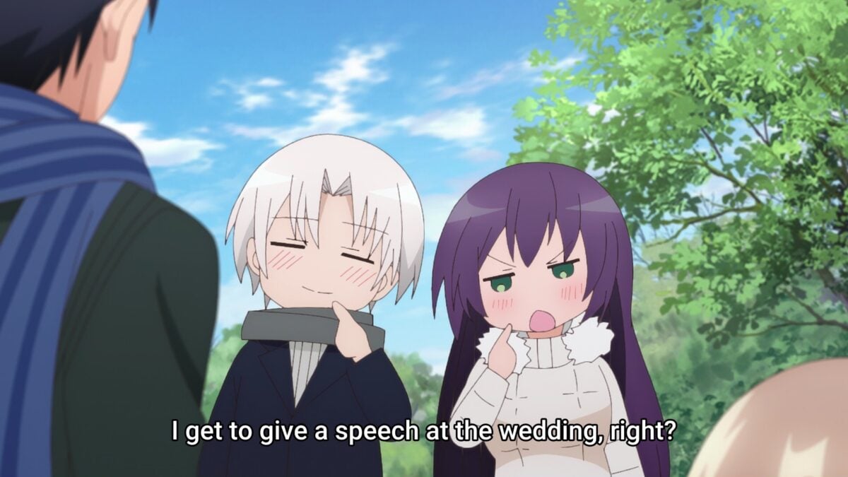 My Tiny Senpai Episode 6 Manager Yutaka Wedding Speech