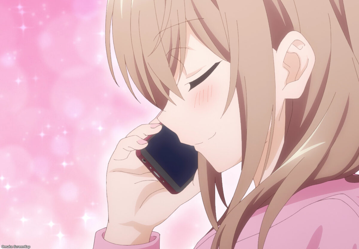 My Tiny Senpai Episode 6 Shiori Talks To Shinozaki On Phone