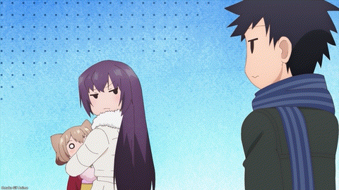 My Tiny Senpai Episode 6 Yutaka Pushes Shiori Into Takuma