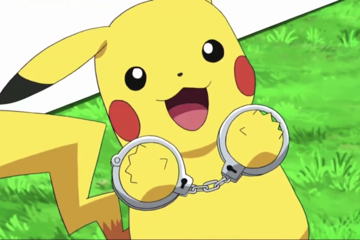 Pokemon Pikachu Arrested
