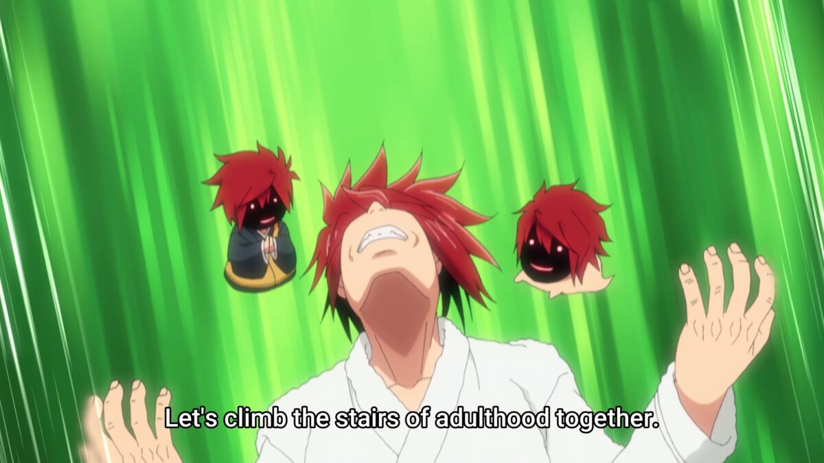 TenPuru Episode 4 Akemitsu Climbing Adult Stairs