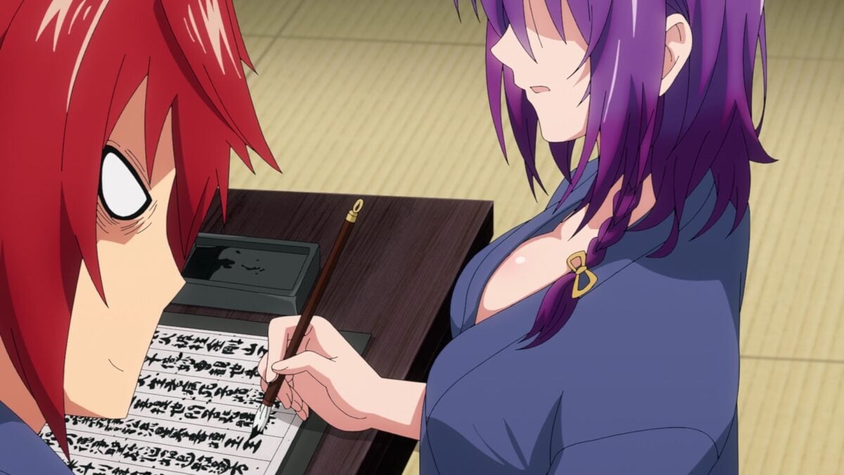 TenPuru Episode 7 Akemitsu Looks Down Yuzuki's Top