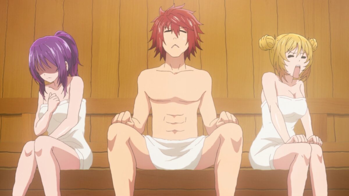 TenPuru Episode 7 Yuzuki Akemitsu Mia In Sauna