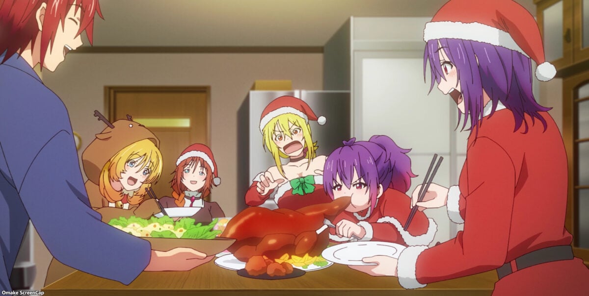 TenPuru Episode 8 Santa Temple Girls Enjoy Christmas Feast