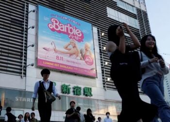 Barbie Film Release In Shinjuku