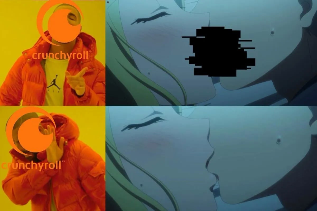 Crunchyroll Anime Censorship Meme