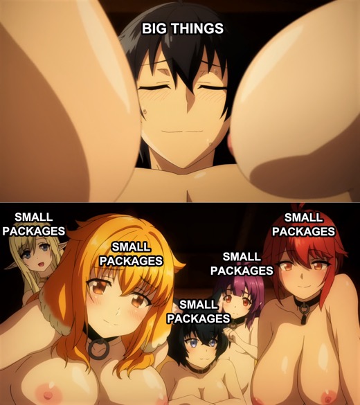 Good Things Come In Small Packages Isekai Meikyuu Meme