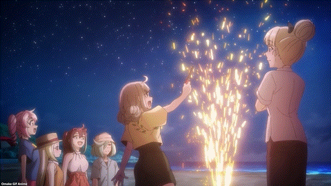 Gushing Over Magical Girls Episode 13 [END] Girls Watch Roman Firework