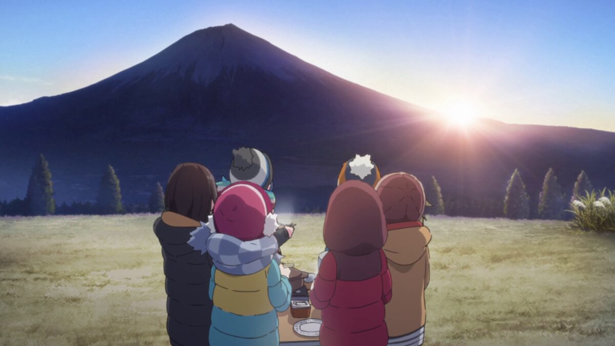 Mt. Fuji In Anime Yuru Camp