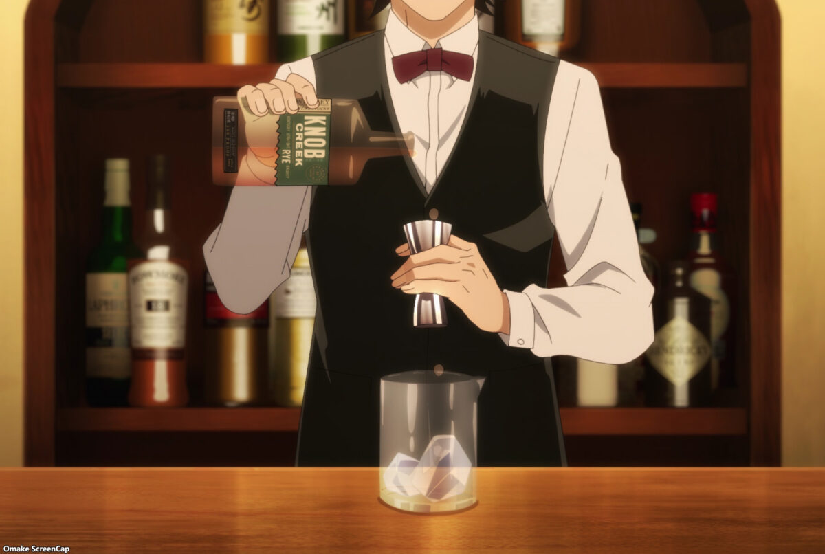 Bartender Glass Of God Episode 2 Sasakura Pours Knob Creek Rye