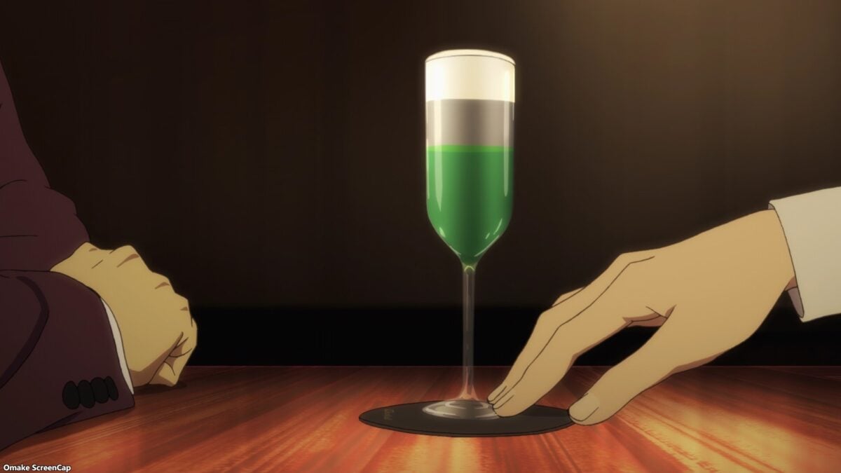 Bartender Kami No Glass Episode 1 Pousse Cafe Style Grasshopper