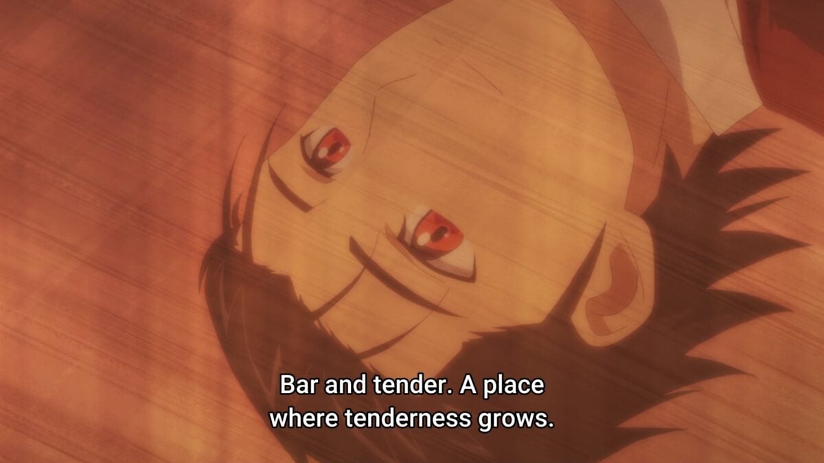 Bartender Kami No Glass Episode 1 Sasakura And Tender Bar