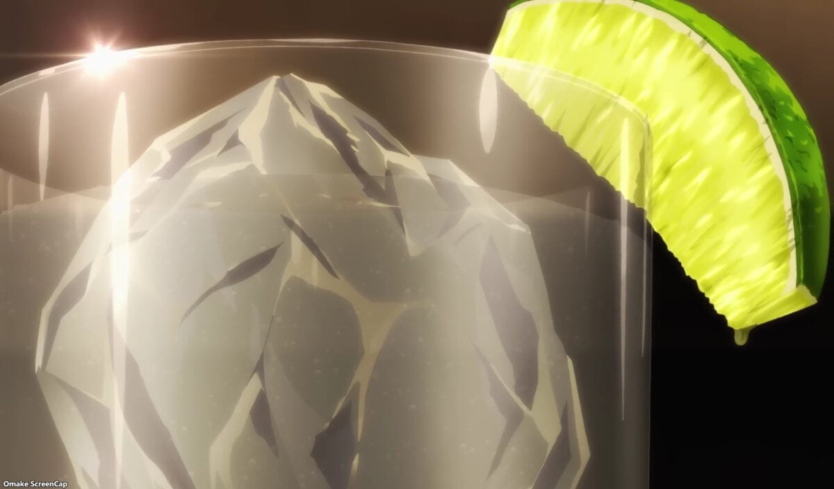 Bartender Kami No Glass OP Lime Wedge On Highball