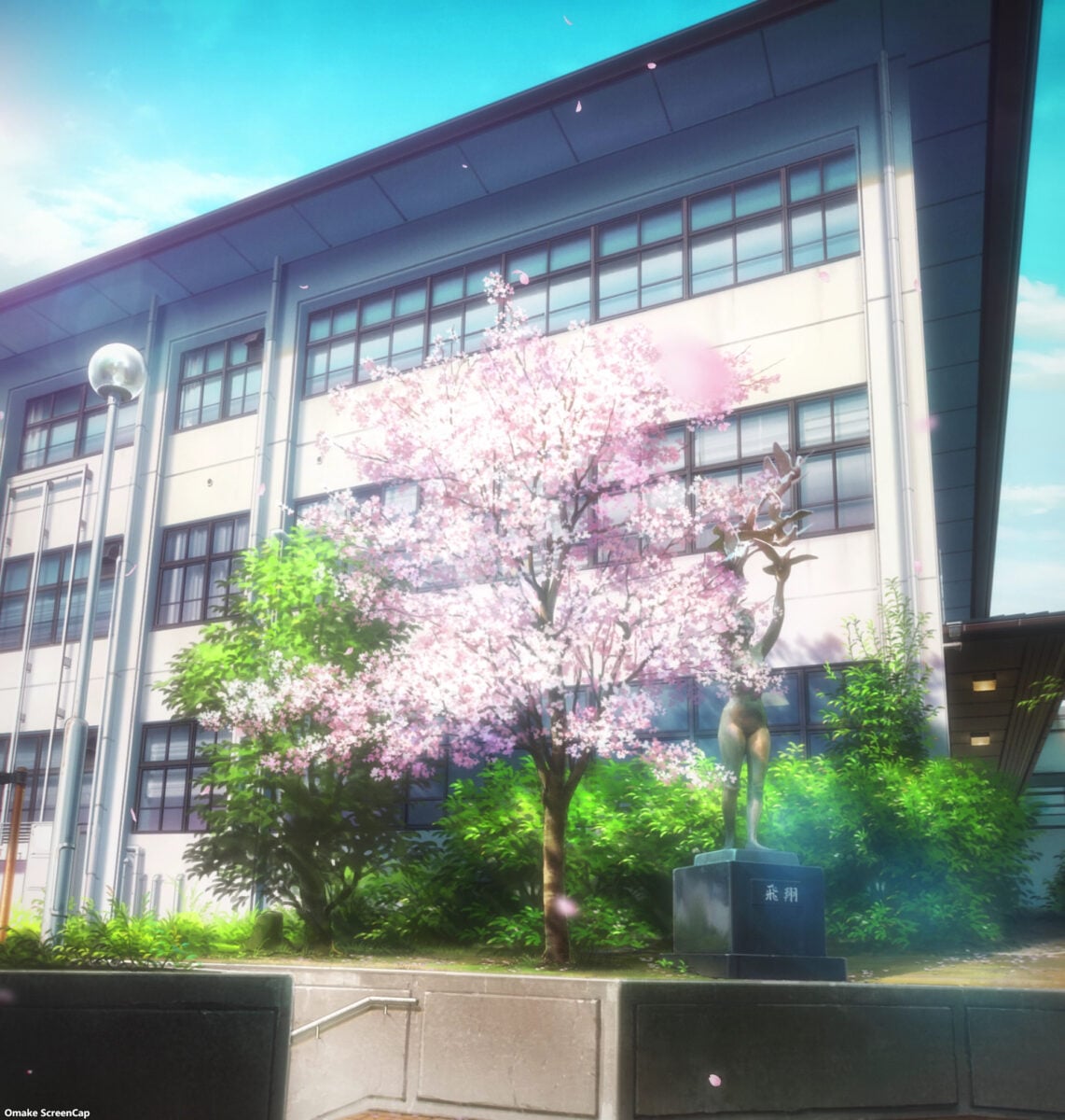 Hibike! Euphonium S3 Episode 1 Cherry Blossoms And Statue