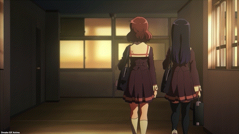 Hibike! Euphonium S3 Episode 1 Kumiko Nudges Reina