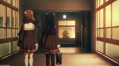 Hibike! Euphonium S3 Episode 1 Reina Tries To Nudge Kumiko