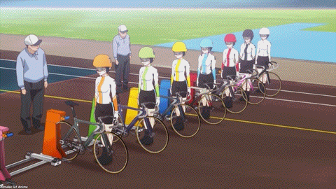 Rinkai! Episode 1 Female Cyclists Bow To Audience